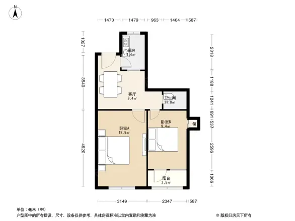 新外大街21号院户型图