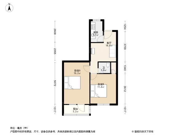 蓟门东里户型图