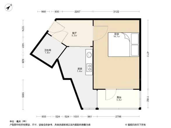 金州区光明小区户型图