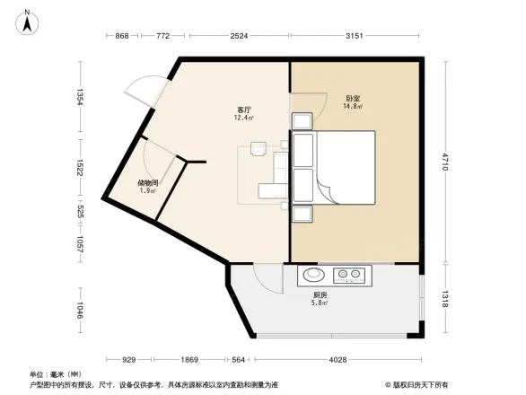 金州区光明小区户型图