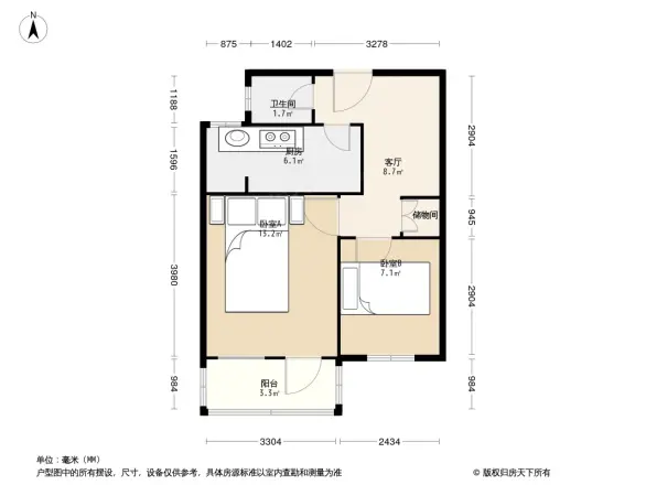 三庙大院户型图