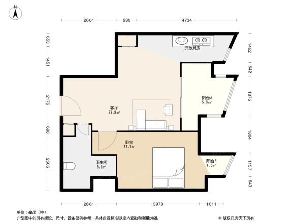 大成时代中心户型图
