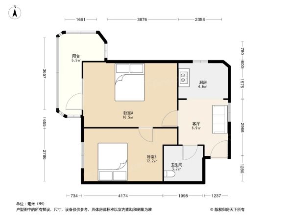 朝外市场街小区户型图