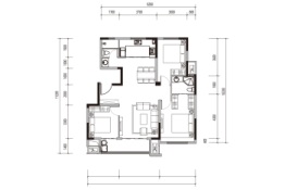 均和宸玥府3室2厅1厨2卫建面117.00㎡