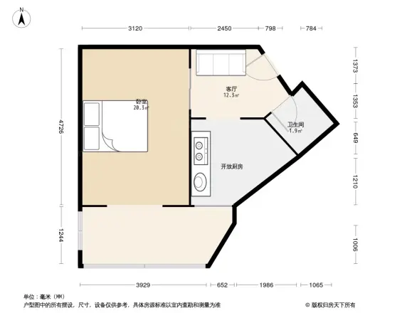 金州区光明小区户型图