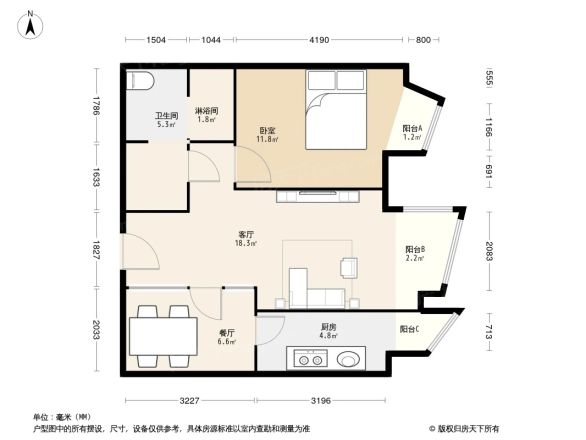 大成时代中心户型图