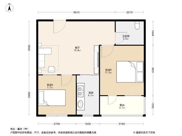 联胜花园户型图