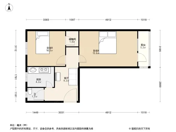 蓟门东里户型图