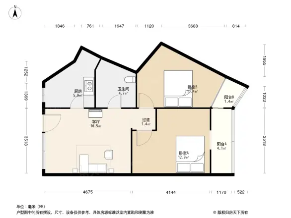 文联宿舍户型图