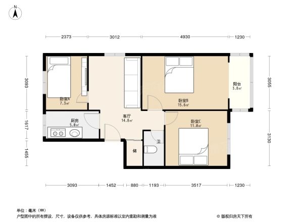 翠微路20号院户型图