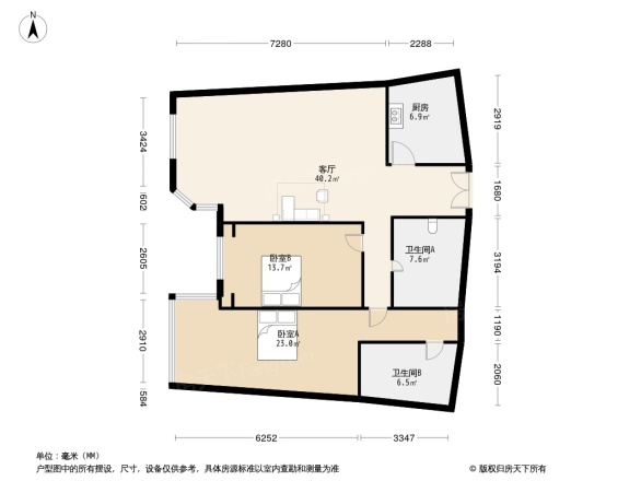 世纪金源国际公寓户型图