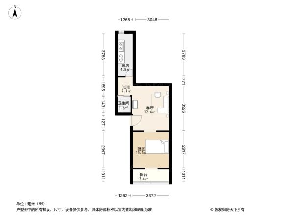 万泉寺南里户型图