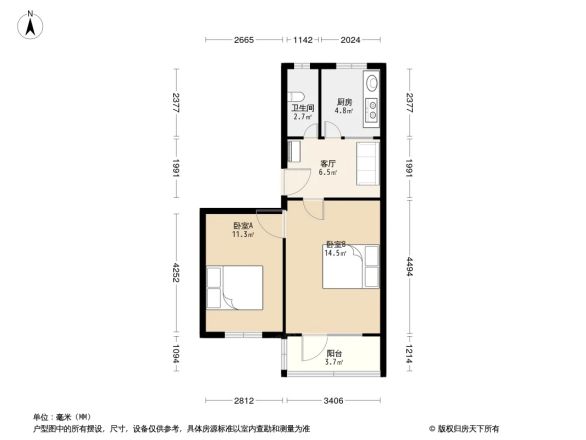 北关东路户型图