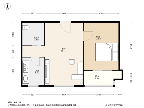 百旺新城秋露园户型图