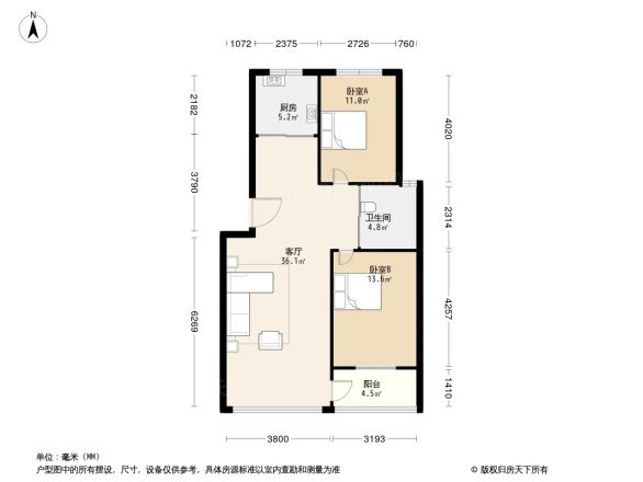 教师公寓户型图