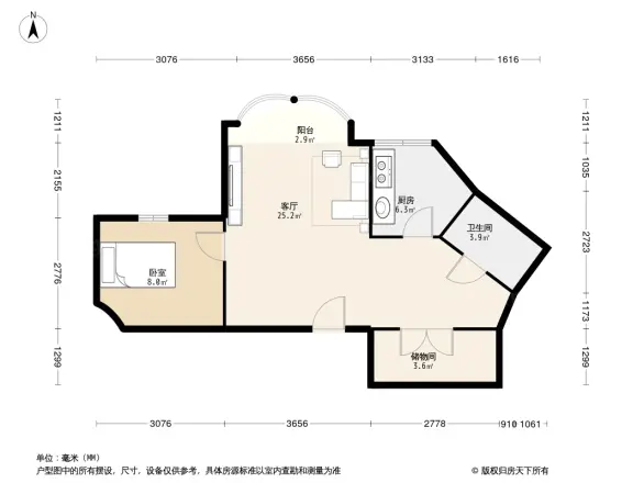 望京花园东区户型图