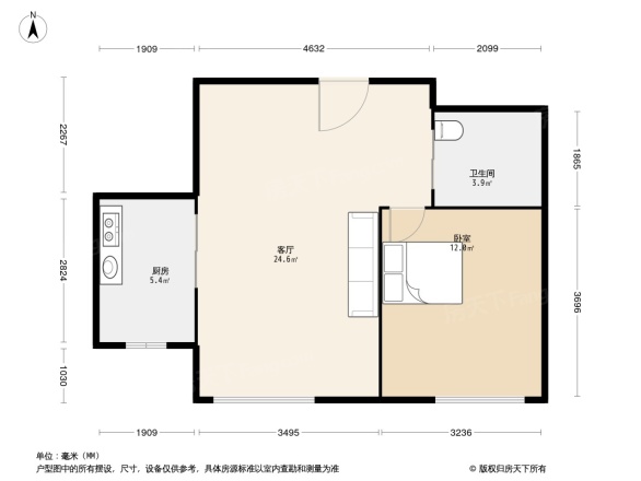 中庚香海金鼎一期户型图
