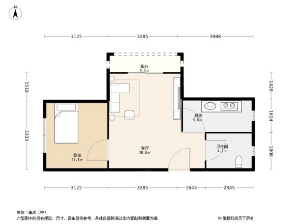 米拉village户型图