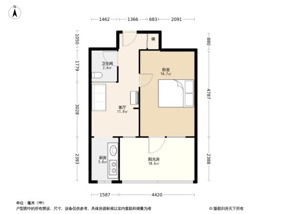 西罗园北路户型图