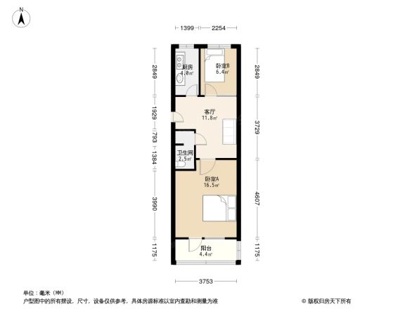 复兴路34号院户型图