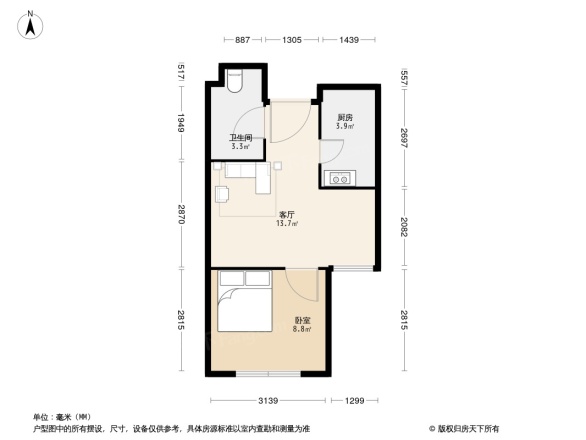 天鸿1.7英里户型图