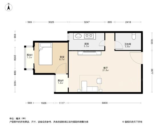 塞纳维拉永定华庭户型图