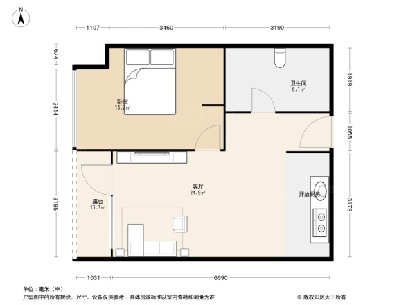大西洋新城G区户型图