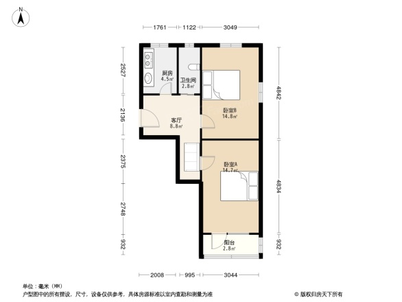 古城地铁楼户型图