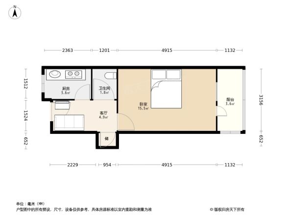 东四北大街户型图