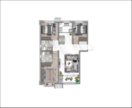 东方希望·铂景湾3室2厅1厨2卫建面119.12㎡