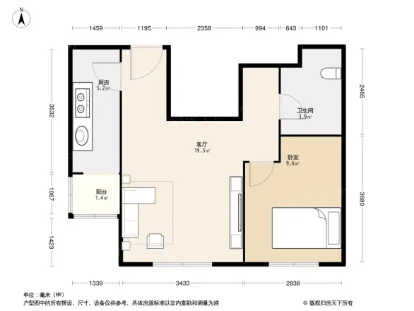 康庄路50号院户型图