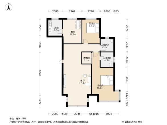 冠城大通澜石户型图