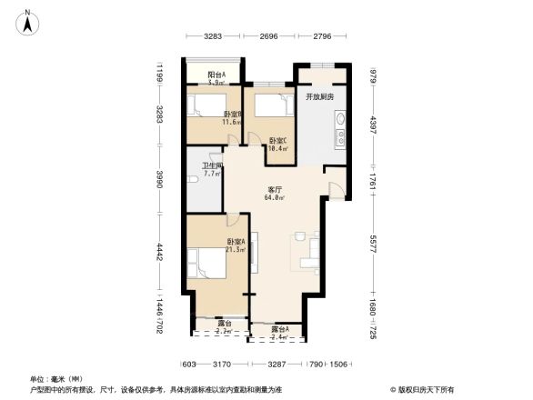 华丽山庄户型图