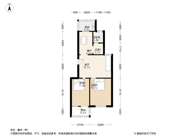 安涉桥二区户型图