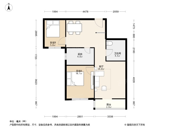 盛嘉华苑户型图