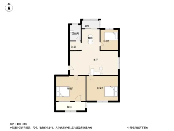 安涉桥二区户型图