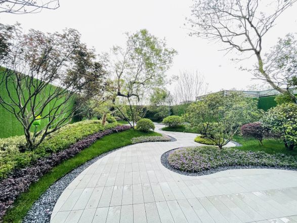 绿城柳岸晓风实景图