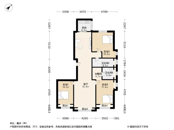 远洋东方公馆户型图