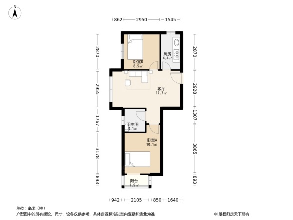 北京城建福润四季A区户型图