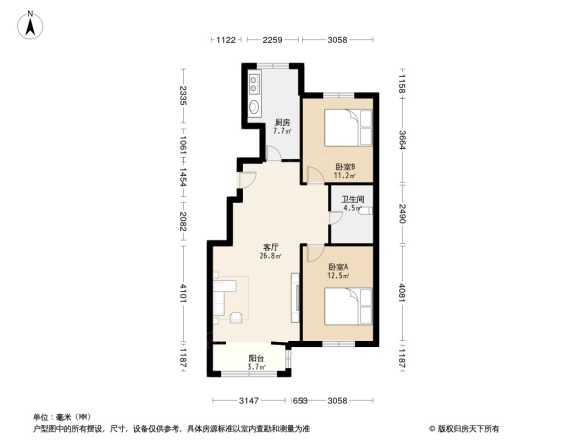 浅山香邑户型图