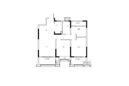 爱家尚城3室2厅1厨1卫建面114.00㎡