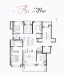 139㎡A1户型