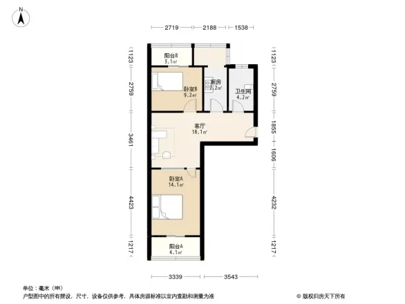 昌平市政家属楼户型图