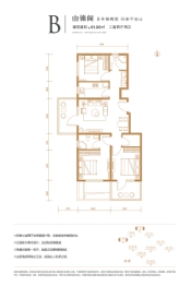 逸趣城3室2厅1厨2卫建面91.90㎡