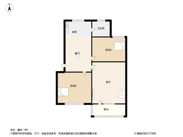 乐民里1号户型图