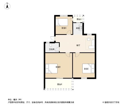 广天青城雅居户型图