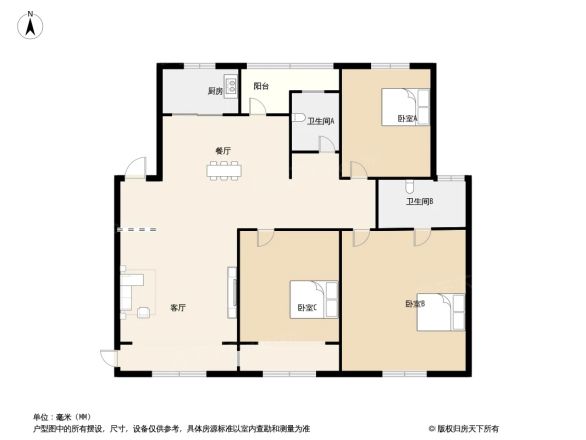 华鼎公馆户型图