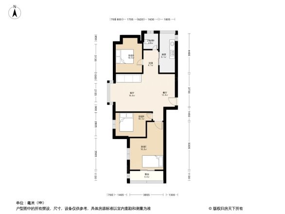 滨州景园户型图