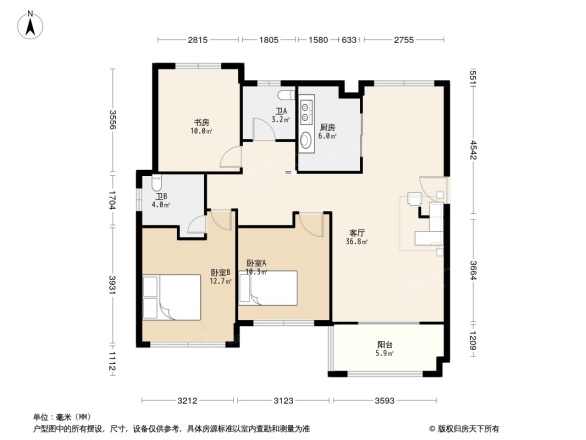 温州四季原著户型图图片