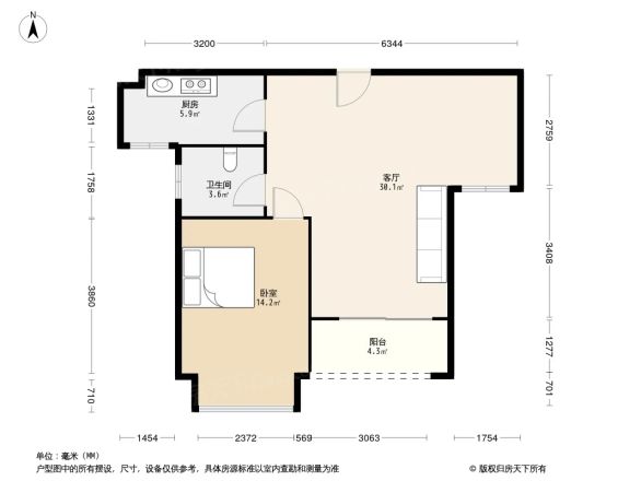 滨州景园户型图